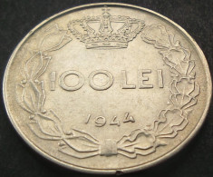 Moneda 100 LEI - ROMANIA REGAT, anul 1944 *cod 1432 foto