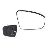 Geam oglinda exterioara cu suport fixare Nissan Rogue (J11), 07.2013-, X-Trail, 07.2014-, Dreapta, incalzita; geam convex; cromat, View Max