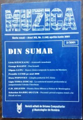 REVISTA MUZICA NR.2/2001:Liviu Danceanu/George Balint/D.G.Kiriac/Ion Dumitrescu+