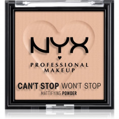 NYX Professional Makeup Can't Stop Won't Stop Mattifying Powder pudra matuire culoare 04 Meduim 6 g