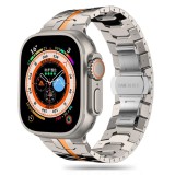 Techsuit - Watchband (W063) - Apple Watch 1/2/3/4/5/6/7/8/9/10/SE/SE 2/Ultra/Ultra 2 (42/44/45/46/49mm) - Titanium Orange