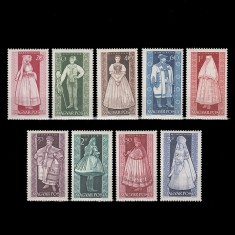 N&eacute;pviseletek (Porturi Populare) LP2019-2027 Ungaria 1963