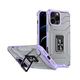 Husa de protectie flippy compatibila cu apple iphone 13 pro max acrylic armor cu suport mov