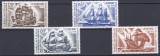 DB1 Colonii TAAF Terit Antarctice Franta 1973 Vapoare Corabii care au descoperit Teritorii Antarctice 4 v. MNH