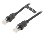 Patch Cord UTP Cat6 Negru 10m, Vention