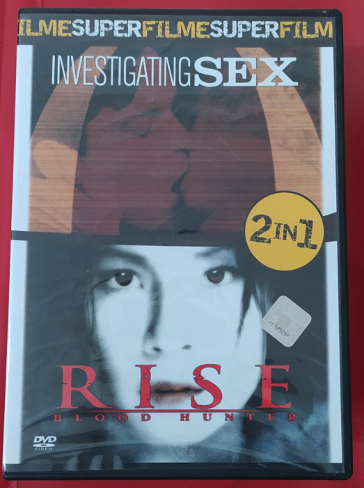 DVD 2 filme: Investigating Sex (2001) si Rise (2007)