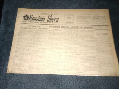 ZIARUL ROMANIA LIBERA 17 OCTOMBRIE 1953 foto