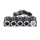 Cumpara ieftin Incarcator auto Multi PNI Lighter cu 4 iesiri bricheta si 2 iesiri USB
