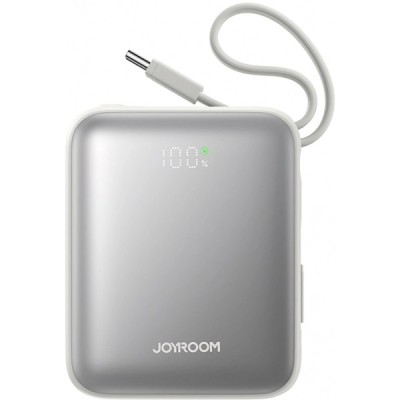 Baterie Externa Joyroom JR-PBF27, 10000mAh, 22.5W, PD, 1 x Lightning - 2 x USB-C, Alba foto
