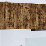 vidaXL Dulap de bucătărie cu raft 2 pcs Stejar fumuriu 30 x 31 x 80 cm 885366