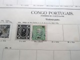 Timbru vechi Congo Portughez 10 Reis Dom Carlos I, ștampilat -A42