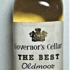 WHISKY,oldmoor, the best aged 4 years, IMP. genova ITALY cl 75 gr 40 ANII 60/70