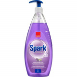 SANO Spark Detergent Lichid pentru Vase, 1 L, Parfum Lavanda, Detergent Vase cu Parfum Delicat de Levantica, Detergent Vase cu Pompita, Detergenti Lic