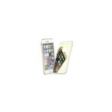 Husa Silicon Ultra Slim Mirror Gold Apple iPhone 7 (4.7 inch) Protectie Camera
