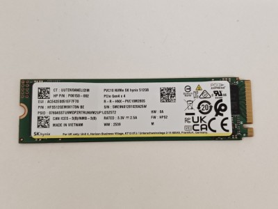 Solid State Drive (SSD) SK Hynix, 512GB, PCIe Gen 4.0 x 4, NVMe M.2, HFS512GEM9X173N, 6500 MB/s, 5300 MB/s, Laptop/Desktop foto