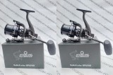 SET 2 Mulinete Feeder si Crap PRO FL NOBLE HP6500 cu tambur Long Cast, Baracuda