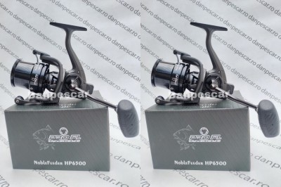 SET 2 Mulinete Feeder si Crap PRO FL NOBLE HP6500 cu tambur Long Cast foto
