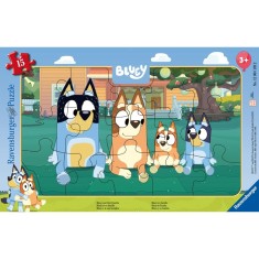 Ravensburger - Puzzle tip rama Bluey 15 piese