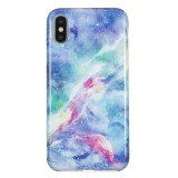 Husa TPU OEM Blue Star pentru Apple iPhone X / Apple iPhone XS, Multicolor