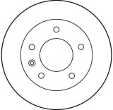 Disc frana fata- PS TRW DF2790