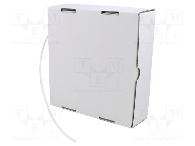 Manşon termocontractabil fără adeziv 2:1 1,6mm alb - CYG/KTG