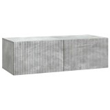 vidaXL Oglindă TV montată pe perete Gri Beton 98 x 41 x 30 cm 898528