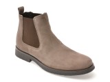 Ghete GEOX gri, U2658A, din piele intoarsa