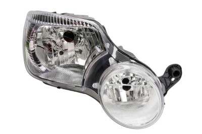 Far Skoda Yeti (5l), 09.2009-09.2013, Electric, tip bec H4+H7, omologare ECE, cu motoras, fara sigla Yeti, 5L1941018A, Dreapta, marca DEPO foto