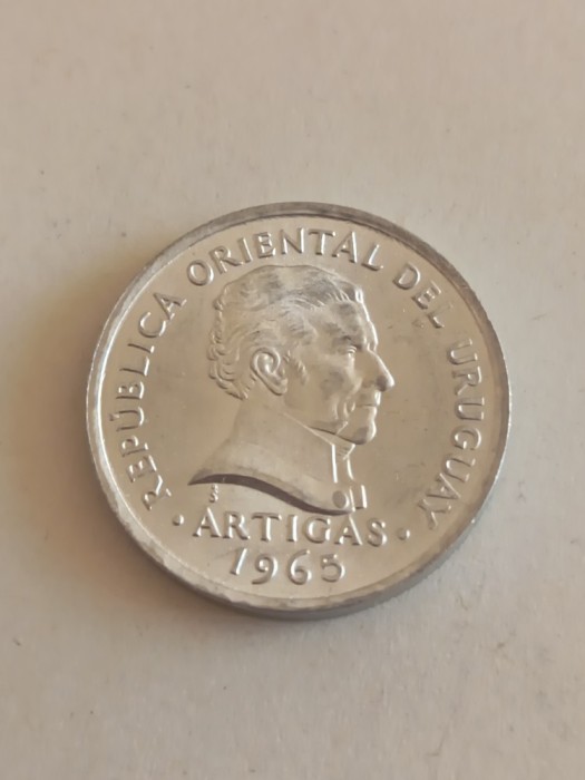 Uruguay 20 centimos 1965