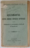 ASEZAMANTUL SFINTEI BISERICI ORTODOXE UNIVERSALE PENTRU VENERAREA SI INVOCAREA SFINTILOR IN RUGACIUNI , 1924 *DIN BIBLIOTECA CRISTIAN - NESTORESCU BAL
