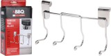 Cumpara ieftin Suport metalic pentru ustensile BBQ , 4 carlige, montare pe marginea gratarului