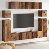 vidaXL Cabinet TV 8 pcs Maro 30.5 x 30 x 90 cm Lemn compozit