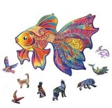Cumpara ieftin Puzzle din lemn - Pestisor, 100 de piese | Yisheng