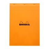 Cumpara ieftin Bloc notes A4 80 file capsat matematica Rhodia Coperta portocalie