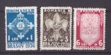 1936 - Jamboreea Brasov, serie nestampilata cu sarniere