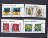 ROMANIA 2008 LP 1816 INSEMNE HERALDICE ROMANESTI PERECHE SERII MNH