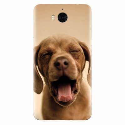 Husa silicon pentru Huawei Y5 2017, Cute Yawning Puppy foto