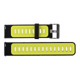 Cumpara ieftin Curea silicon compatibila cu Casio MDV106, Telescoape QR, 22mm, Negru/Verde