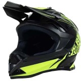 Casca Moto ATV Cross Enduro WLT Negru/Galben Neon, Marime M/L/XL, Usoara, Interior Detasabil
