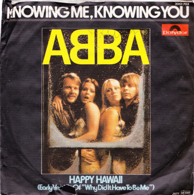 AMS - ABBA - KNOWING ME, KNOWING YOU/HAPPY HAWAII (DISC VINIL, LP) foto