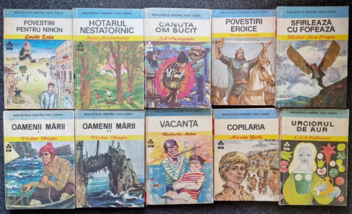 Colectia BIBLIOTECA PENTRU TOTI COPIII - 30 volume- ed. Ion Creanga - ilustratii