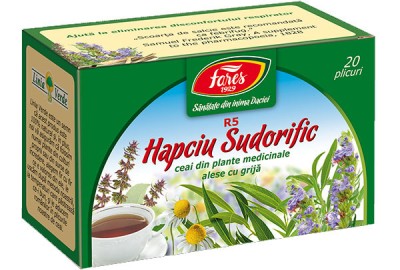 Ceai Hapciu Sudorific R 5 Fares 20dz foto