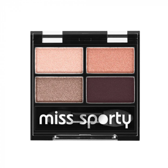 Fard de Pleoape Miss Sporty, Studio Color Quattro, 408 Smoky Rose, 5 g, Fard Miss Sporty, Farduri de Pleoape, Fard pentru Pleoape, Fard de Ochi, Fardu