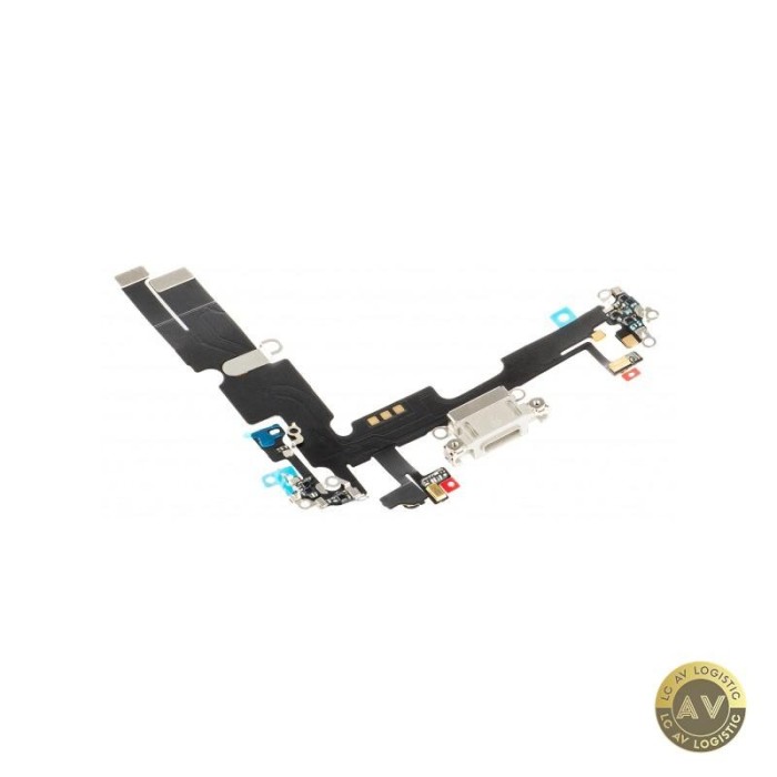 Banda cu Conector Incarcare - Microfon Apple iPhone 14 Plus Argintiu