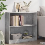Gossi biblioteca, gri beton, 80 x 24 x 75 cm, pal