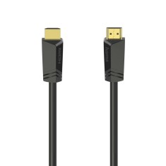 Cablu HDMI Hama 205008, 4k, Ethernet, 7.5 metri aurit, negru foto