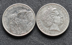 Australia 20 cents centi 2005 World War foto