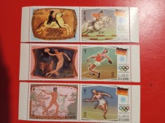 RAS AL KHAIMA, SPORT MUNICH - SERIE COMPLETĂ MNH