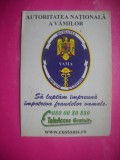 HOPCT 11614 AUTORITATEA NATIONALA A VAMILOR- CALENDAR DE BUZUNAR -2005 - ROMANIA-NECIRCULATA