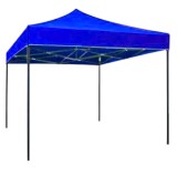 Cort tip Pavilion 3x3m Verde, Prelata Impermeabila, Pliabil, Structura Metalica Solida, Pentru Curte, Gradina, Evenimente